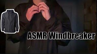 ASMR Windbreaker Winter Jacket Fabric Sounds - Rubbing Scratching Zipper Sounds No Talking