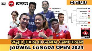 JADWAL CANADA OPEN 2024 & DAFTAR PEMAIN UNGGULANOPTIMIS GELAR DI XD #canadaopen2024