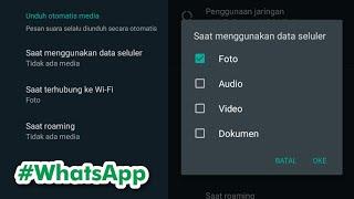 Cara menonaktifkan download otomatis di WhatsApp 2021