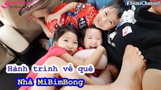 Hành Trình Về Quê Của Các Bạn Nhỏ Nhà MIBIMBONG  Bé Sumi và Các Em Buôn Dưa Trên Trời Dưới Biển