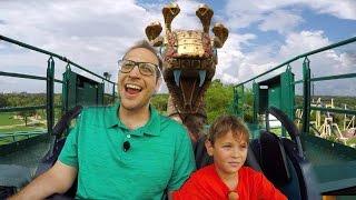 Cobras Curse at Busch Gardens Tampa Full POV RIDE