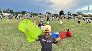 Flying Kites On Makar Sakranti  Patangbazi in Australia  Pakistani Tukkal  Manja