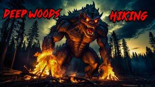 +1 Hours of True Hiking & Deep Woods  Camping Horror Stories  Bedtime story  Black screen