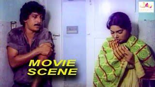 குளிச்சிட்டிருந்தேன் sorry கொஞ்சம் லேட் ஆச்சு  Tamil Movie Scene  Nizhalgal Ravi  Viji 