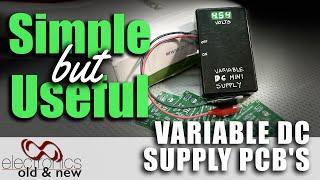 Simple but extremely useful LM317 variable power supply pcbs #pcbway#