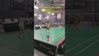 NGERI NENG MAWAR PASANGAN SAMA GOH V SHEM #nengmawar #gohvshem #funnybadminton #funnyvideo