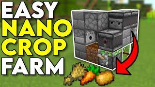 BEST Nano Crop Farm Minecraft Bedrock 1.20