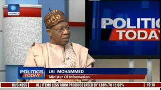 The Most Authentic News On Pres. Buharis Health Is From His Wife - Lai Mohammed