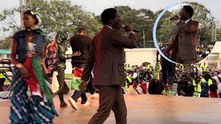 Kasamuel McOure “Kaskazin“ heckled on stage at Gen Z Shujaaz Memorial Concert Uhuru Park.