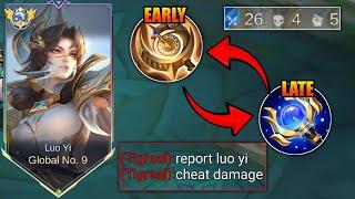 LUO YI BEST BUILD & EMBLEM 2024 FROM EARLY TO LATE GAME IN SEASON 33  MLBB