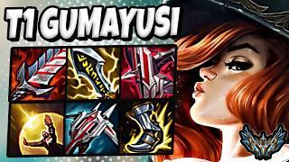 T1 Gumayusi Miss Fortune vs Jhin  ADC  Patch 14.17 Korea Challenger 