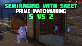 Skeet vs 5 Cheaters  Prime MM HvH ft. Gamesense.pub