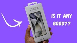 Samsung S24 Ultra Anti Reflective Screen Protector Installation & Review