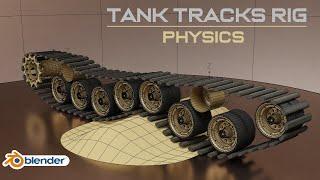 Blender Tank Tracks Tutorial Part 2 Physics Suspension Constraints Arijan