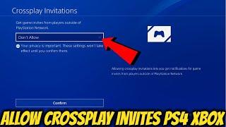 Allow Crossplay Invites PlayStation