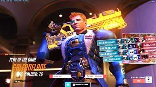 WHAT 3000+ HOURS OF SOLDIER 76 LOOKS LIKE - GALE POTG  OVERWATCH 2 TOP 500 