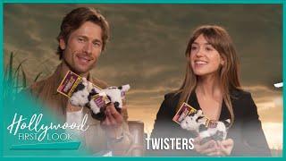 TWISTERS  Interviews with Daisy Edgar-Jones Glen Powell and director Lee Issac Chung