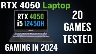 Nvidia RTX 4050 Laptop Gaming in 2024  20 Games Tested