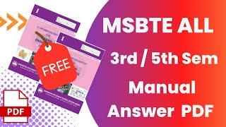 MSBTE 3rd & 5th semester all solved lab manual pdf free download