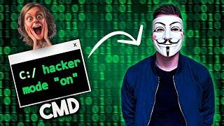 How To Make Yourself Look Like A HACKER Using CMD  Fool Anyone Easily