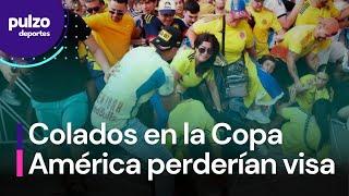 Colombianos que se colaron en La Copa América pueden perder visa y ser deportados  Pulzo Deportes