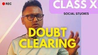 CLASS 10TH DOUBT CLEARING SESSION 2