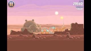 Angry Birds Star Wars 3 stars walkthrough Tatooine-4