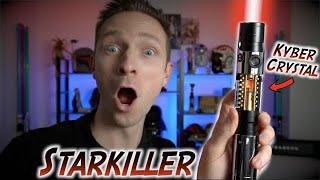 Coolest Lightsaber Ever Starkiller Neopixel Lightsaber Review from Artsabers