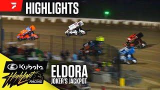 $100000-To-Win Jokers Jackpot  Kubota High Limit Racing at Eldora Speedway 71824  Highlights