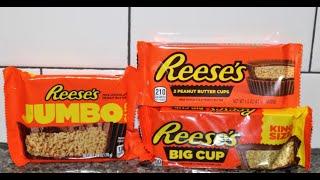 Reese’s Peanut Butter Cup JUMBO Original and Big Cup Comparison & Review
