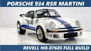 Revell Porsche 934 RSR Martini 124 scale how to full build 0⃣7⃣6⃣8⃣5⃣ #scalemodeling #Porsche