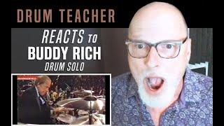 Drum Teacher Reacts to Buddy Rich - Drum Solo