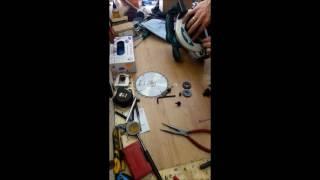 How to repair Makita DSS610 18V LXT circular saw armature replace