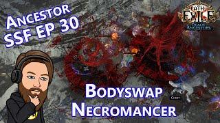 New Build Leveling Act 1-10 Bodyswap Necromancer - TotA SSF EP 30