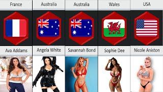 Prn Actress From Different Countries  Part 1