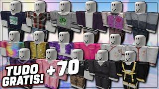 COMO Ter Mais De 70 CamisasRoupas Grátis No Roblox 2022