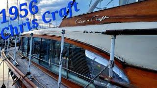 1956 Chris Craft Constellation Walk-Through Live-Aboard Boat