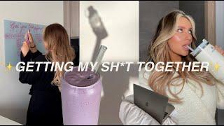 Getting my life together vlog *as someone who has no routine* weekend reset