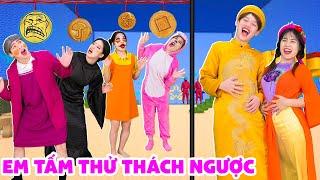 Anh Hoàng Em Tấm Thử Thách Ngược Phù Thủy Scary Teacher 6Búp Bê Squid Game Chiến ThắngMiu Miu TV