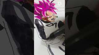 Goku Black supersaiyan rose#shorts #anime