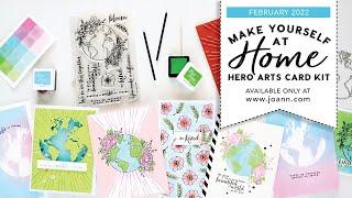February 2022 Make Yourself at Home Hero Arts Card Kit