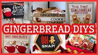 Gingerbread Christmas DIYS  Bakery DIY Decor  Cute Gingerbread Crafts youll want for your home
