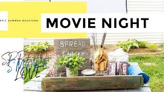 Outdoor Movie Night with Smores