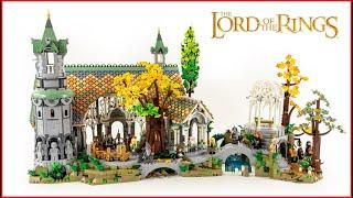 LEGO Icons 10316 The Lord of the Rings Rivendell Lego Speed Build - Brick Builder