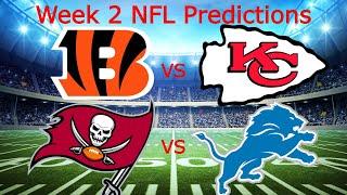 My NFL Week 2 Predictions