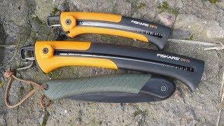 Пила Fiskars Xtract SW75 большая. Неглубокая аналитика сравнения и тест