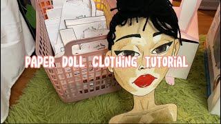 How to make Paper Doll Clothes  D.I.Y  FunBlindBag
