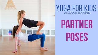 Kids Yoga  5-minute Partner Poses Childs Pose Yoga