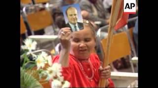 Russia - Zyuganov Addresses Rally