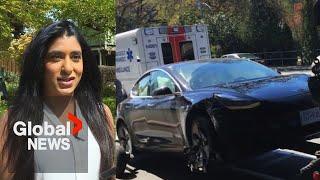 BC woman shares Tesla carjacking nightmare I cant believe this is happening in Victoria